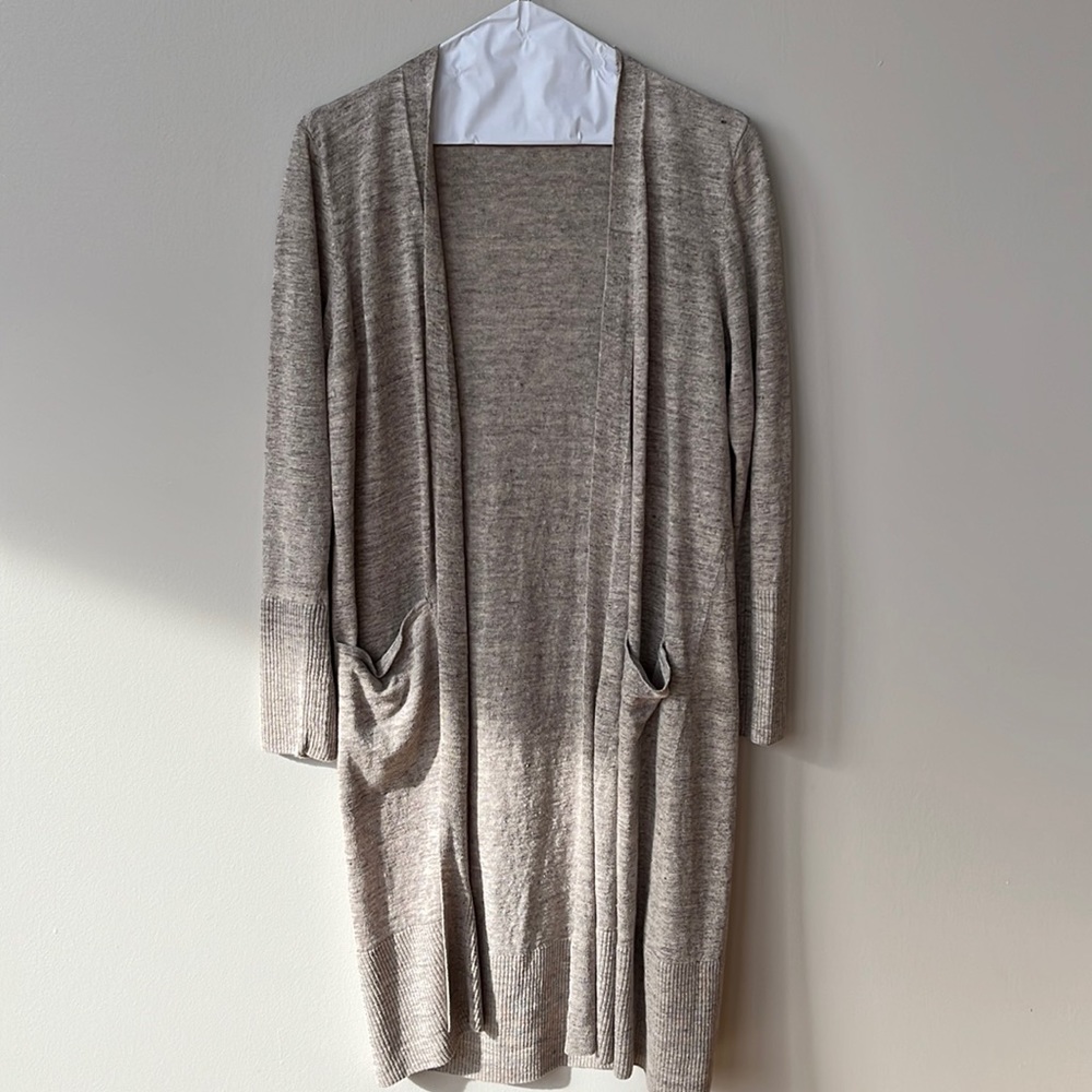 Eileen Fisher Organic Linen Cardigan size XS
